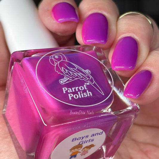 Parrot Polish Boys & Girls Solar Nail Polish - Hot Pink/Purple