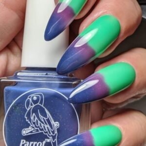 Parrot Polish Calico Dreamin' Thermal Nail Polish - Blue/Purple/Aqua