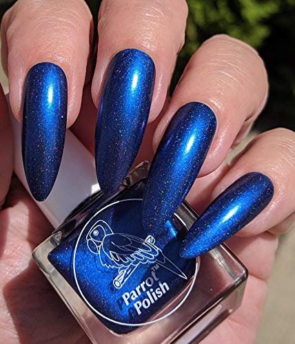 Parrot Polish Blue Eyed Girl Shimmer Nail Polish