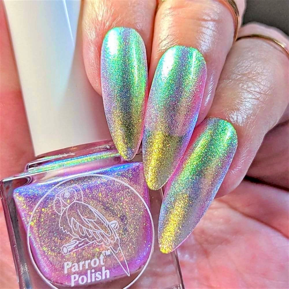 Parrot Polish "The Baby Mermaid Collection"  8 Nail Polishes Multichrome of every color