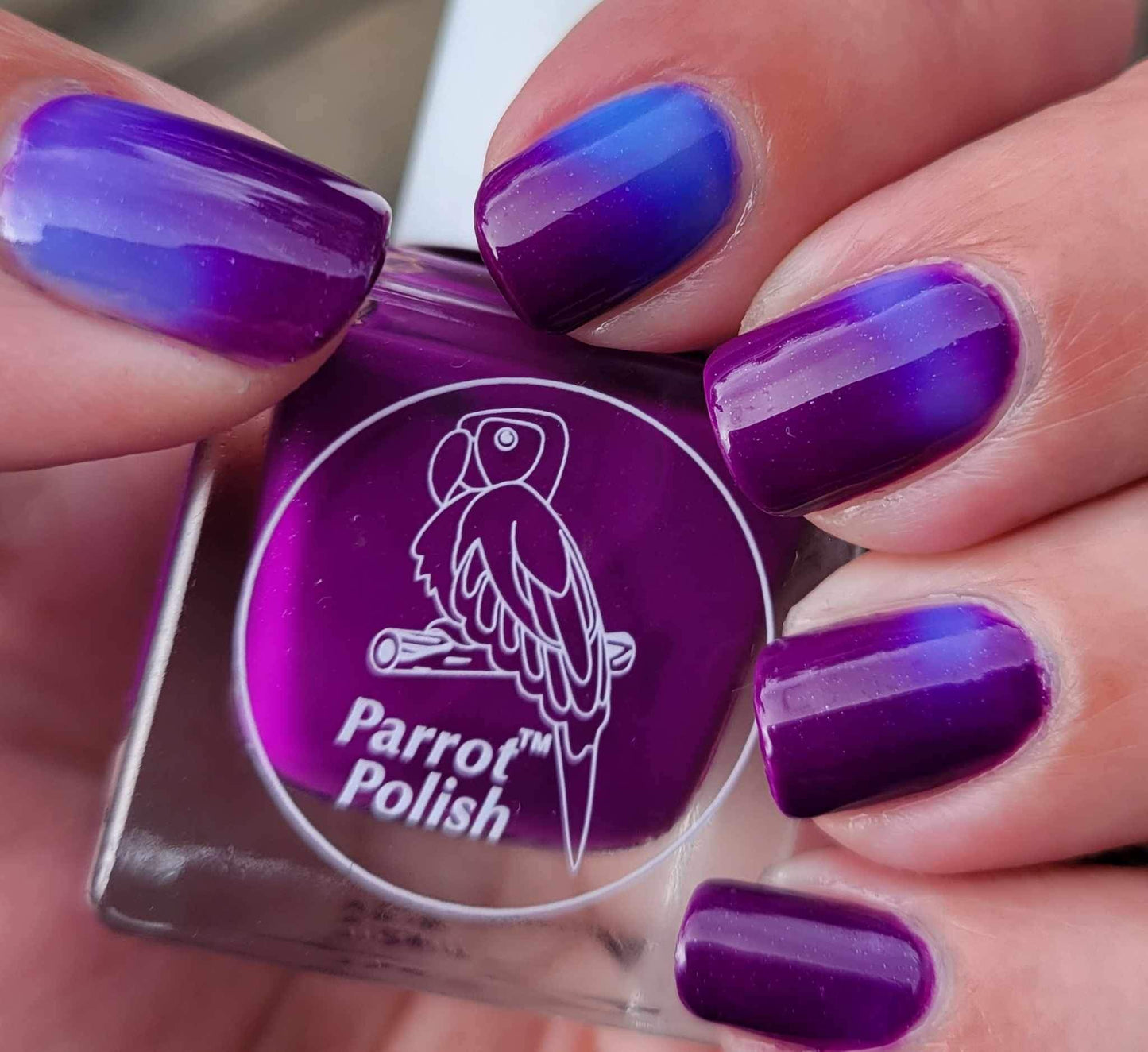 Parrot Polish Lavender Berry Bliss Thermal Nail Polish - Purple/Blue