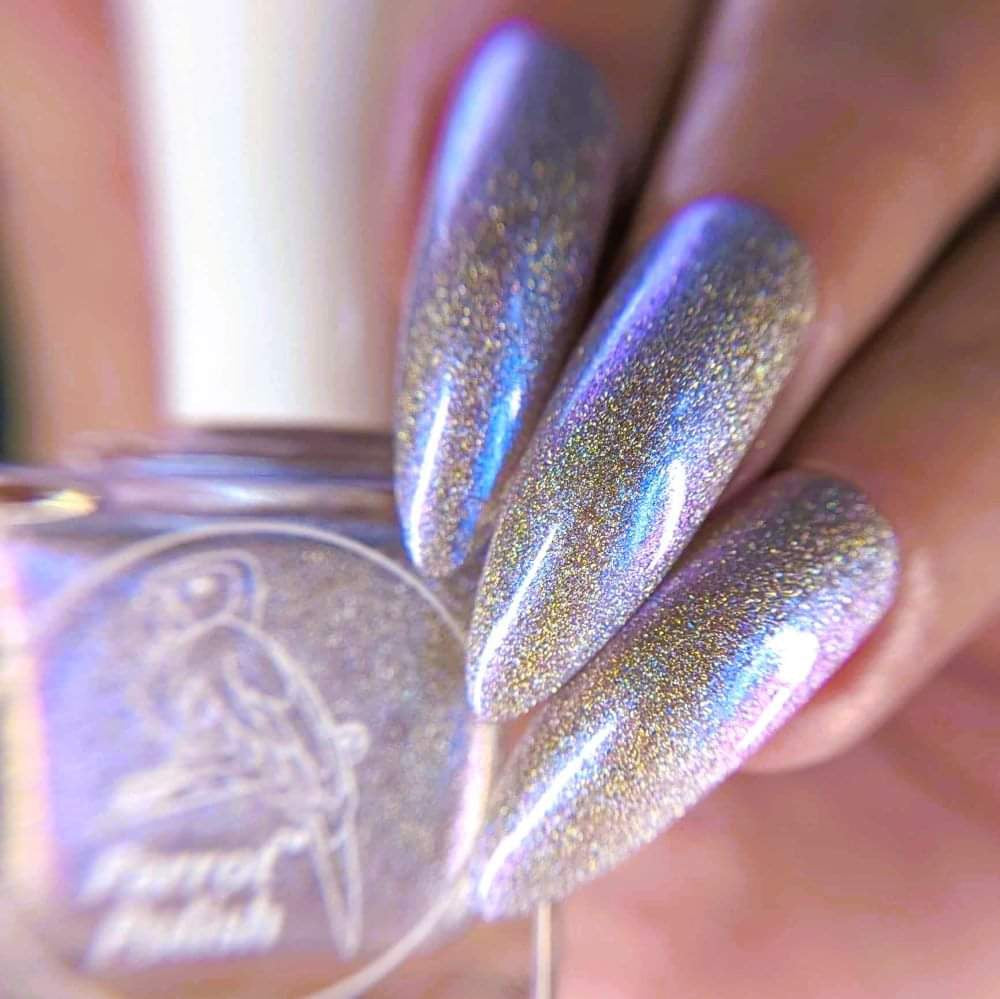 Parrot Polish "Peace" 2024 Spring Teal/Purple/Silver Ultrachrome Holographic