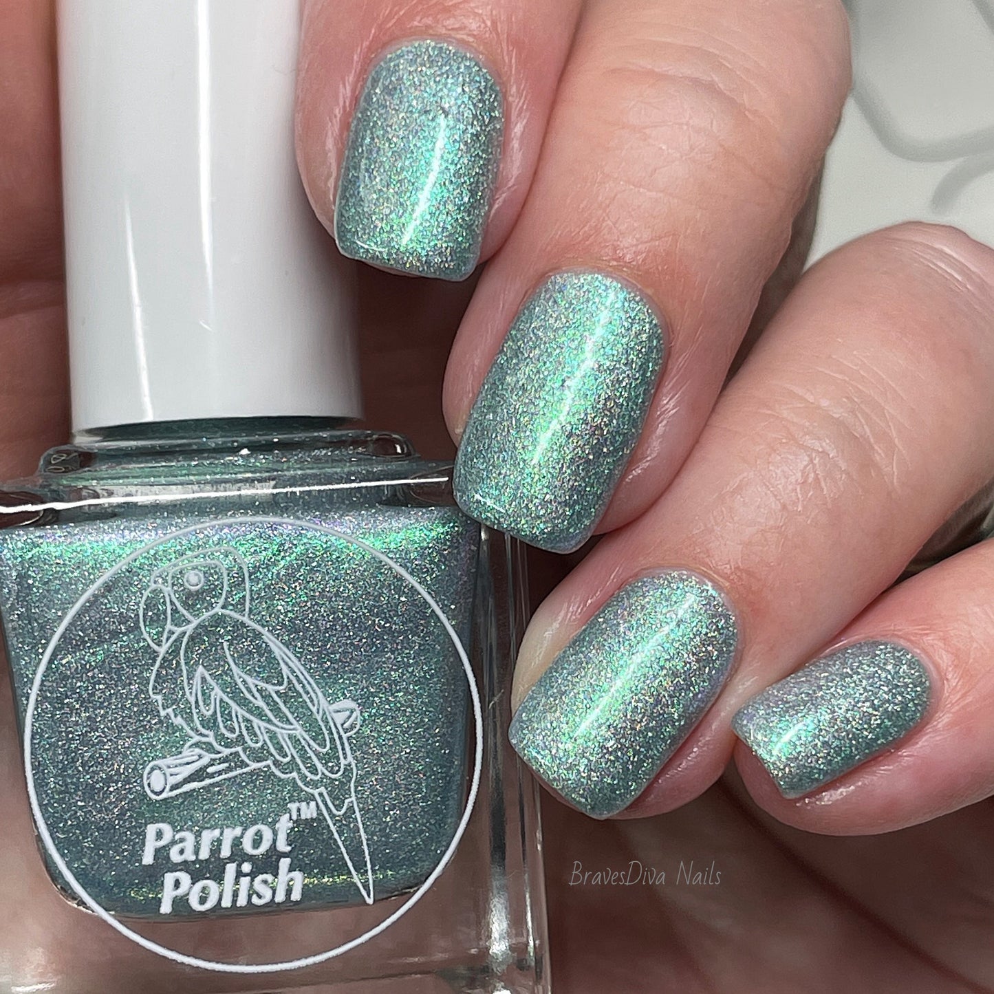Parrot Polish "Hope" 2024 Spring  Blue/Silver Ultrachrome Holographic