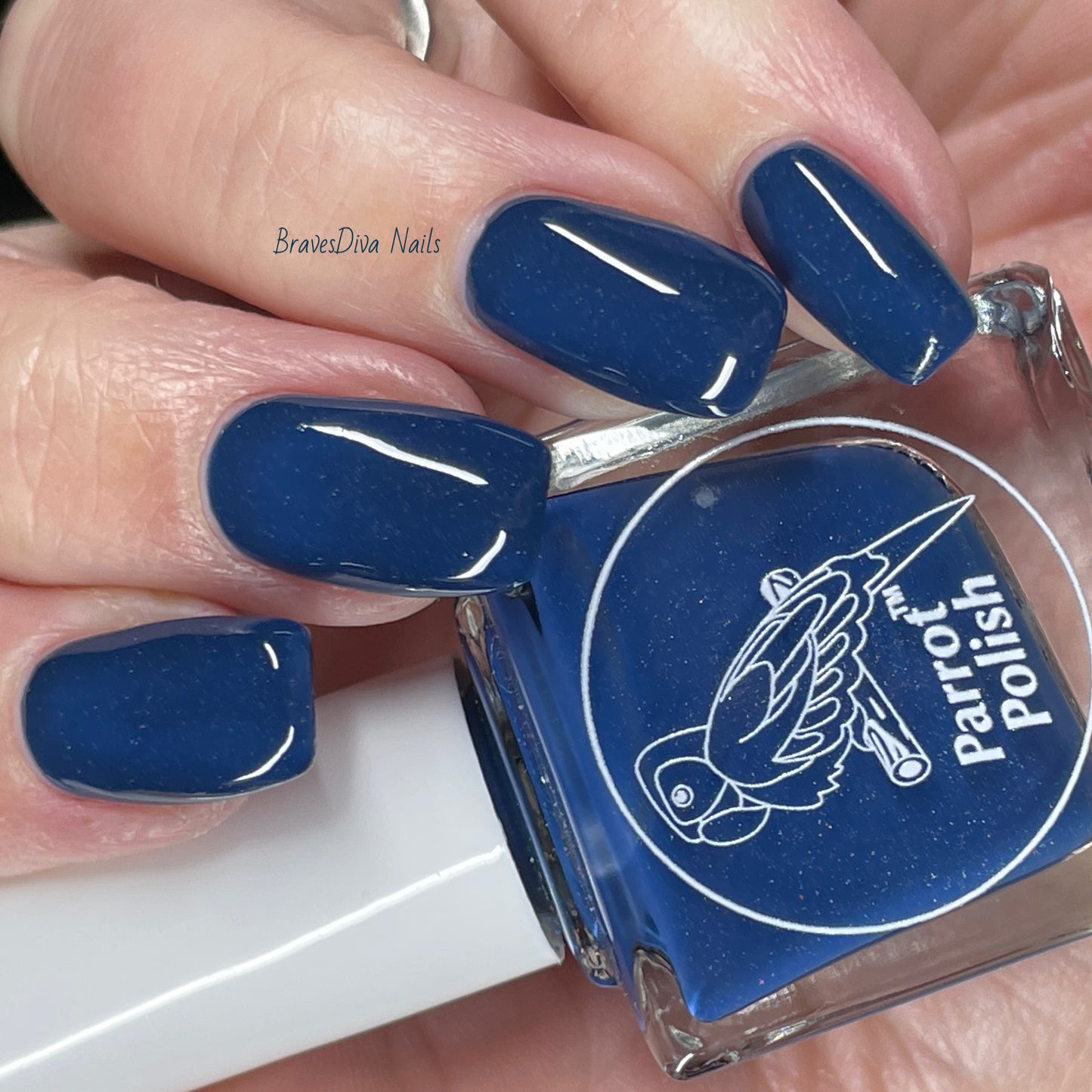 Parrot Polish Blue Sinai Thermal Nail Polish Blue/Tan