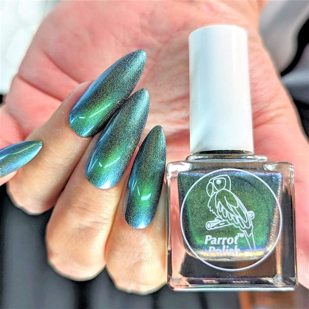 Parrot Polish Stereodelic Holographic Ultrachrome Nail Polish -  Blue/Green