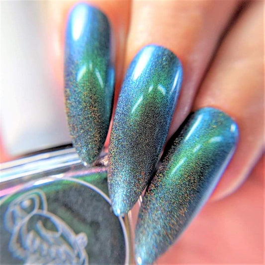 Parrot Polish Stereodelic Holographic Ultrachrome Nail Polish -  Blue/Green