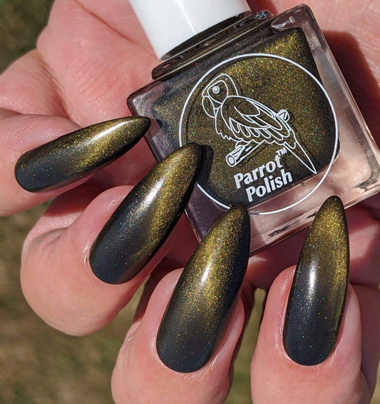 Parrot Polish Enola Gay Magnetic Nail Polish - Gold