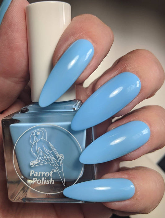 Parrot Polish Blue Hawaiian Neon Pastel Nail Polish