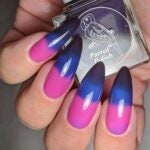 Parrot Polish Gothic Barbie Thermal Nail Polish - Black/Blue/Pink