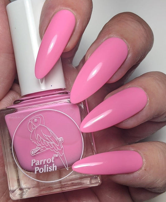 Parrot Polish Neapolitan Neon Pastel Pink Nail Polish