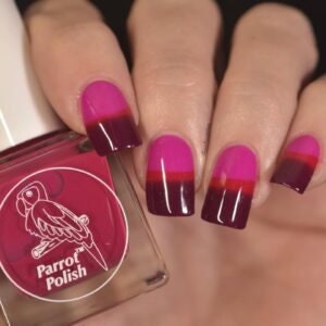 Parrot Polish Sangria Thermal Nail Polish - Purple/Red/Pink