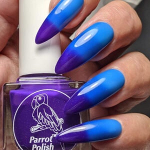 Parrot Polish Orchid Sunrise Thermal Nail Polish - Purple/Blue