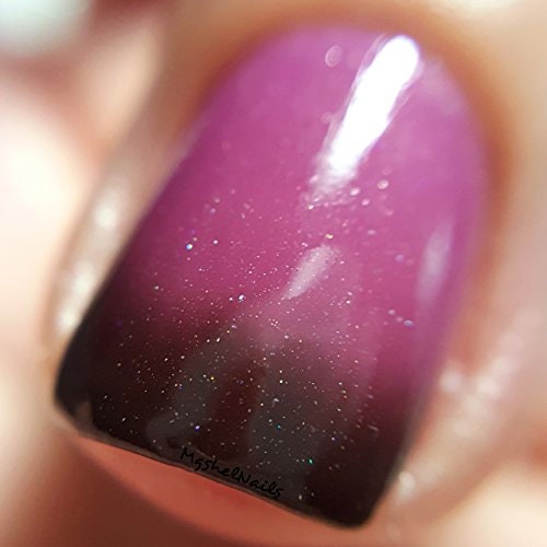 Black Purple Halloween False Nail Short Almond Press on Nails for Nail Art  24pcs | eBay