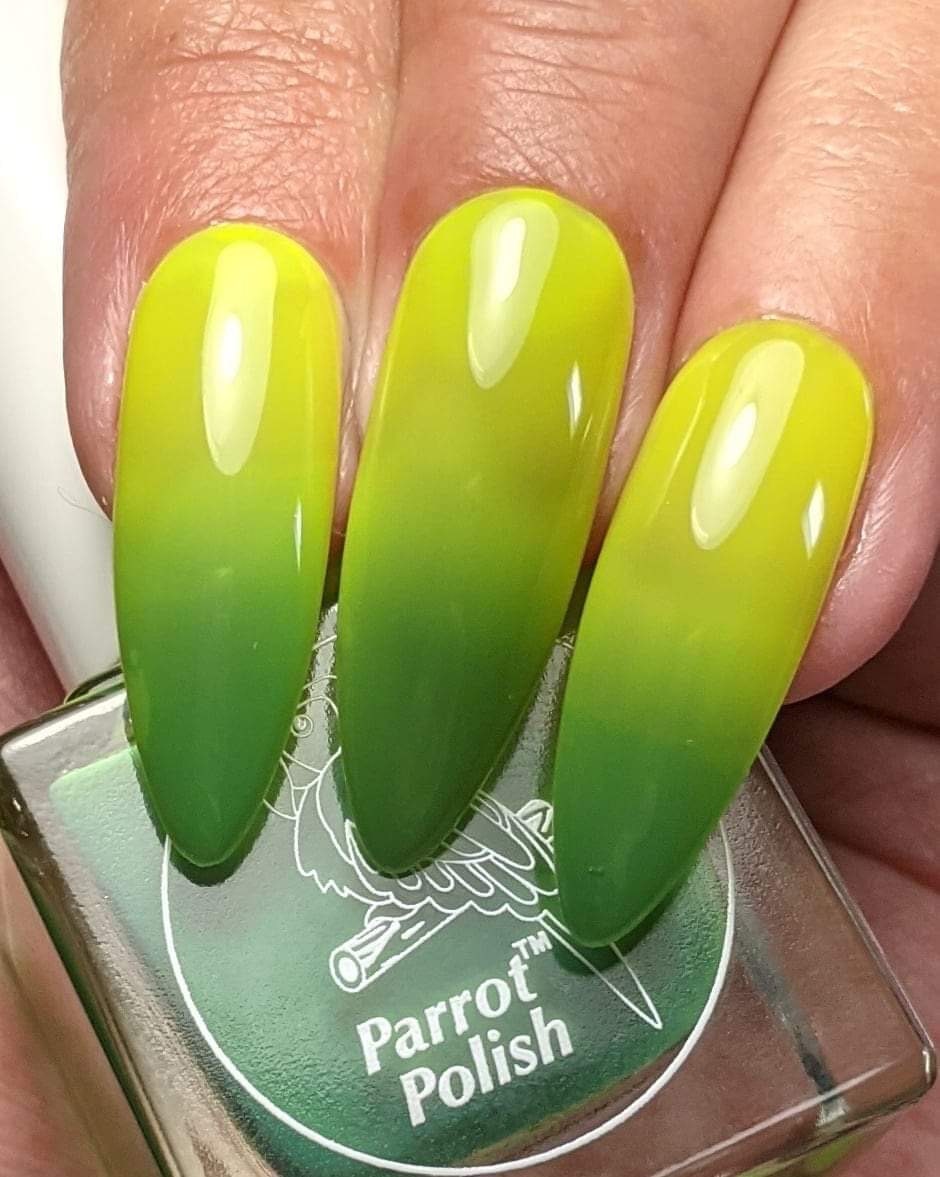 Parrot Polish Ukranian Rose Solar Nail Polish - Yellow/Green