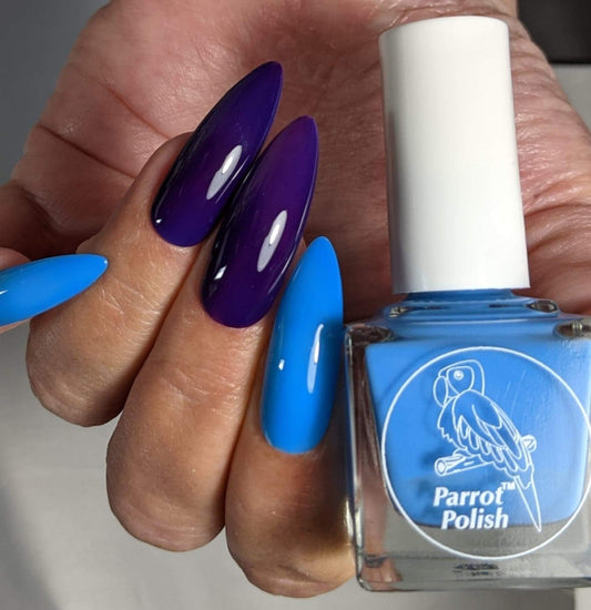 Parrot Polish Blurple Sky Solar Nail Polish - Blue/Purple