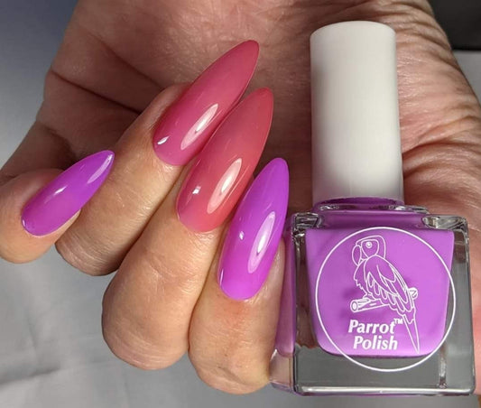 Parrot Polish Twisted Tulips Solar Nail Polish - Light Purple/Pink