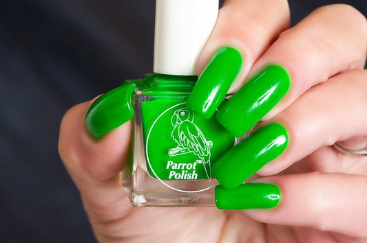 Parrot Polish Mahi Mahi Dark Green Neon Nail Polish