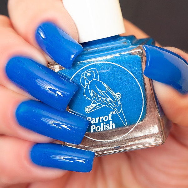 Parrot Polish Baboon Blue Neon Nail Polish
